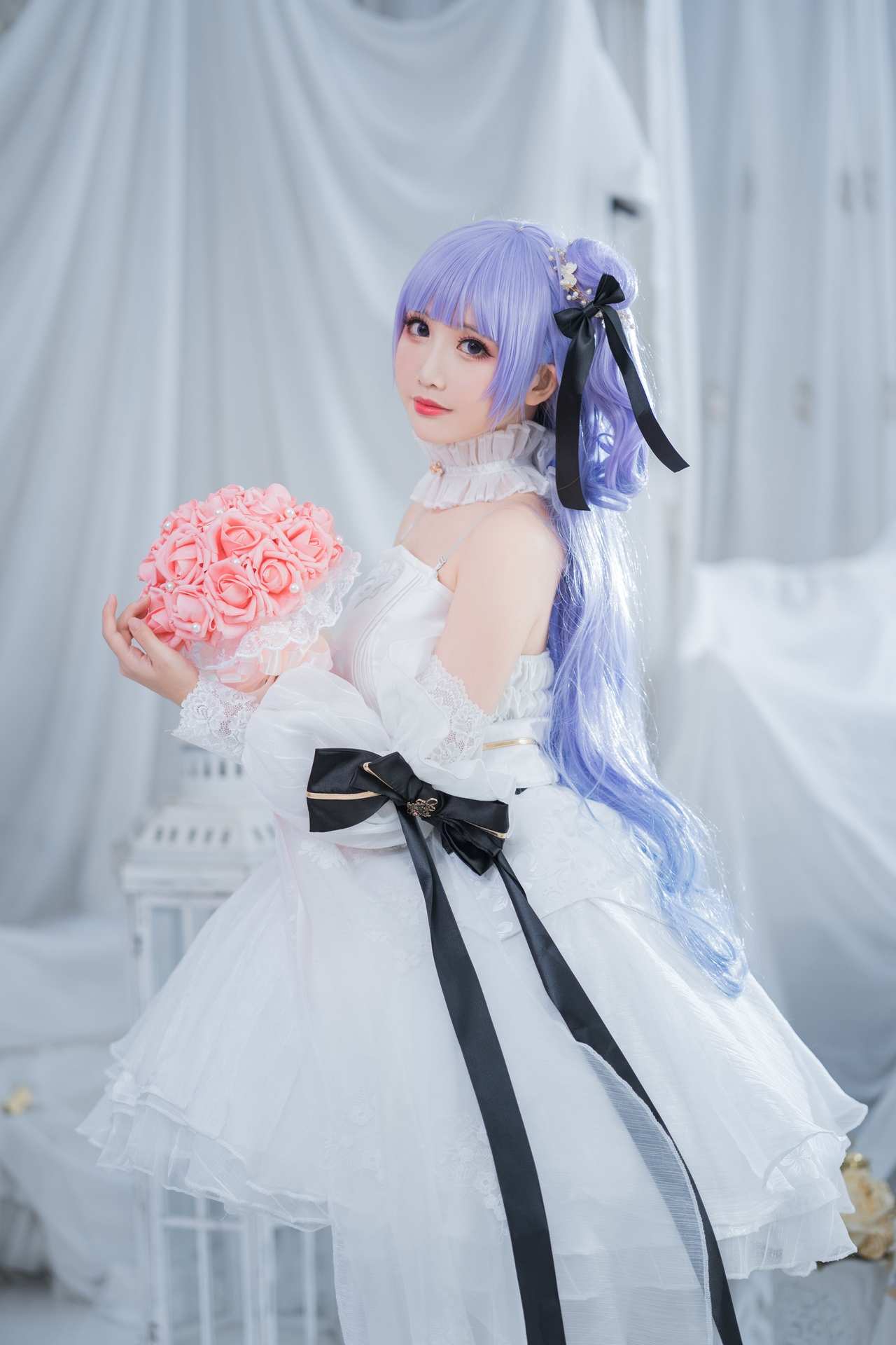 面饼仙儿独角兽婚纱